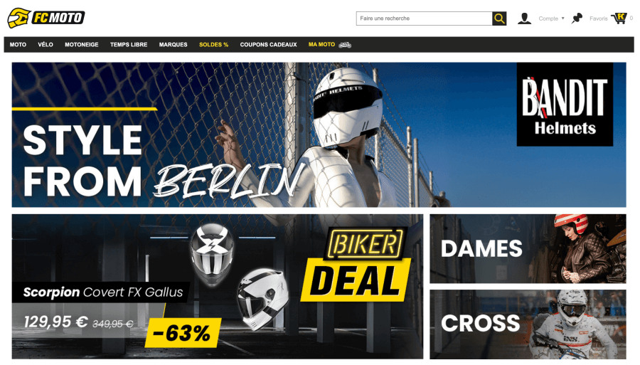 Magasin en ligne FC-Moto